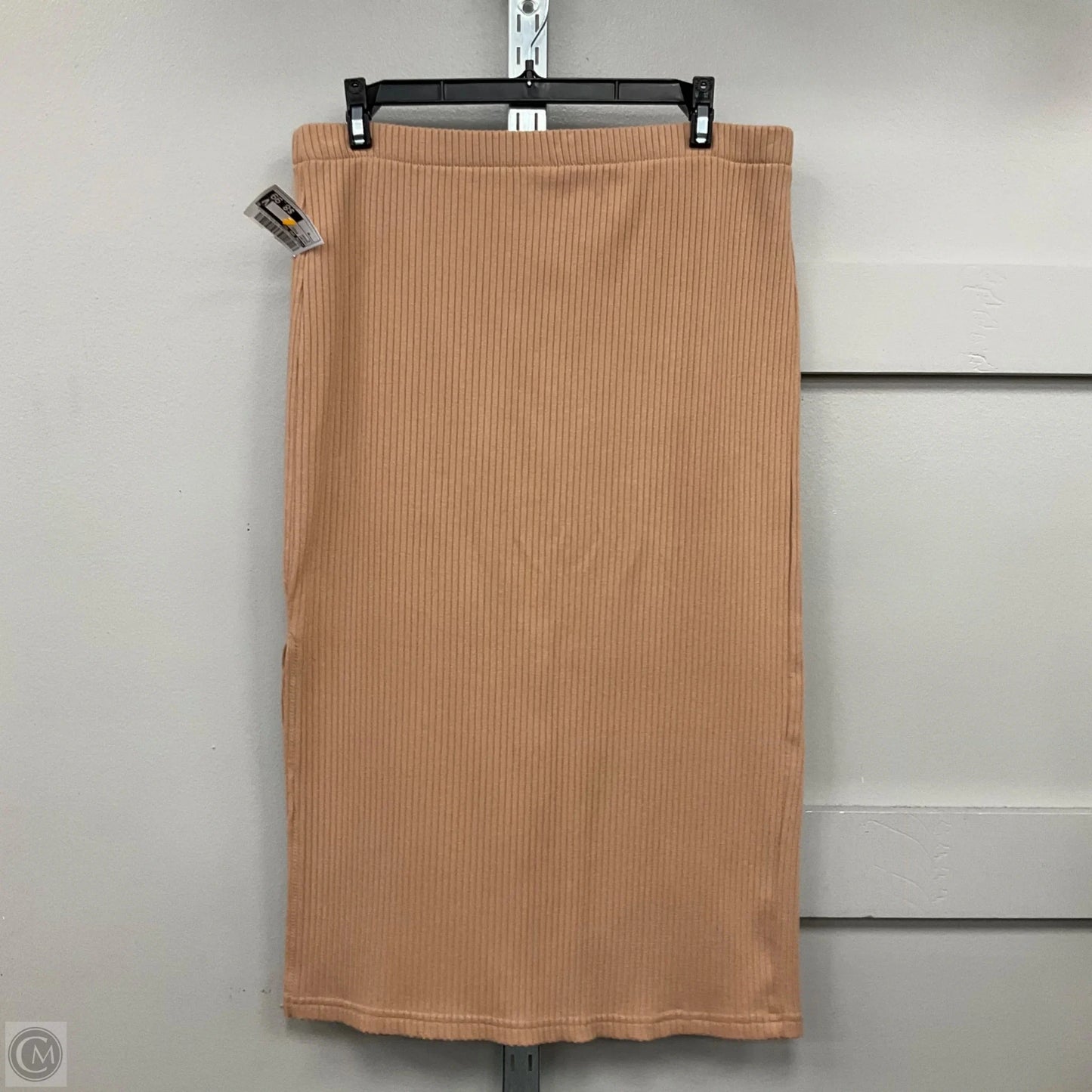 Skirt Midi By Time And Tru In Brown, Size: M