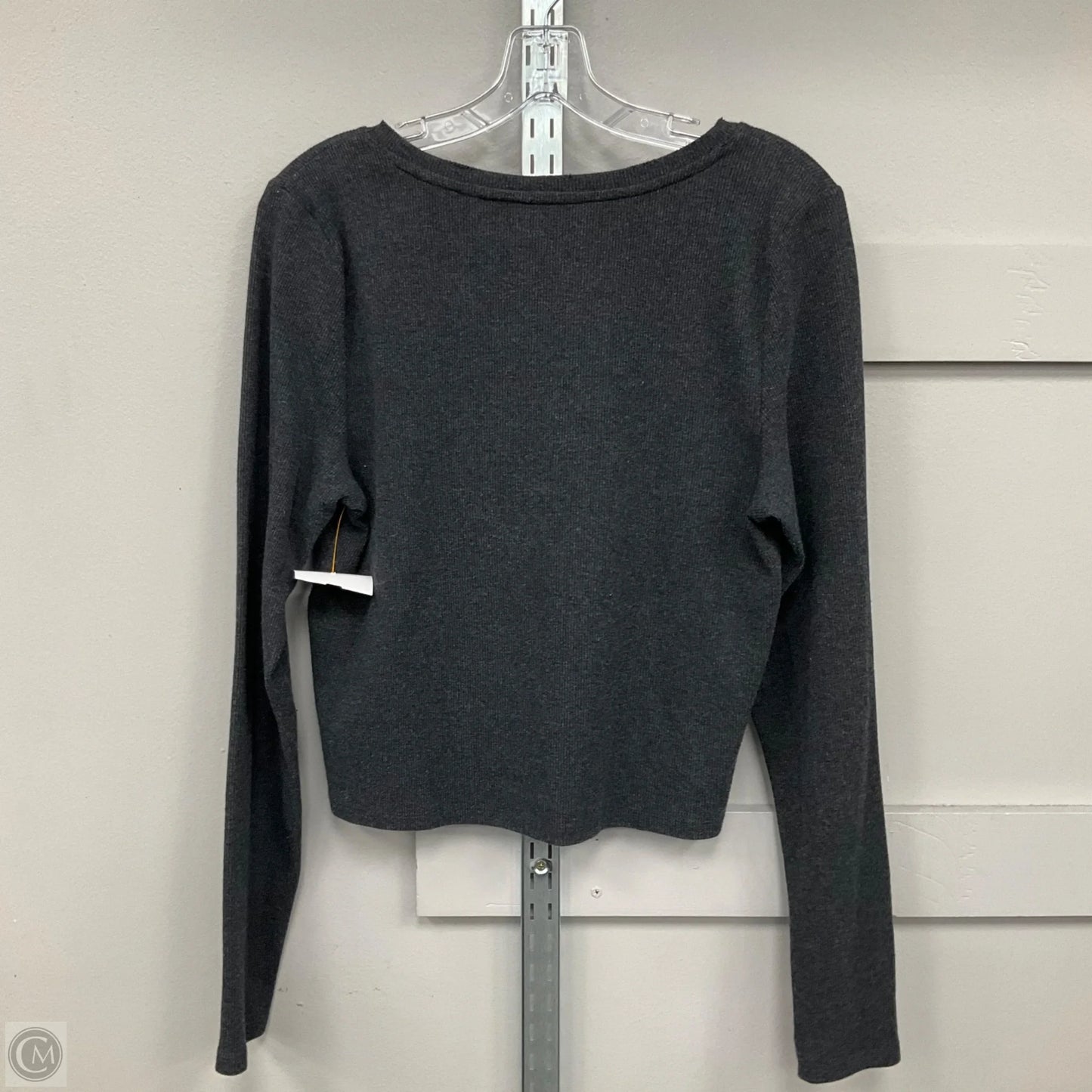 Top Long Sleeve By Aerie In Grey, Size: Xl