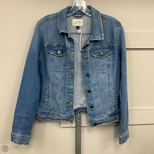 Jacket Denim By Universal Thread In Blue Denim, Size: S