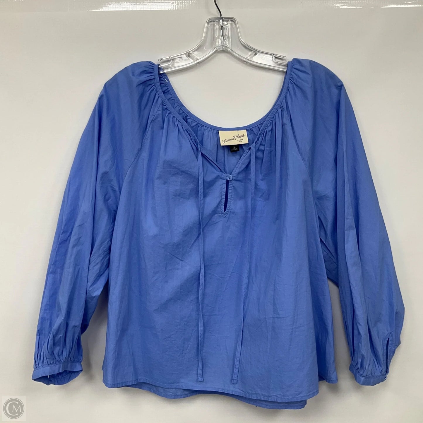 Top Long Sleeve By Universal Thread In Blue, Size: M