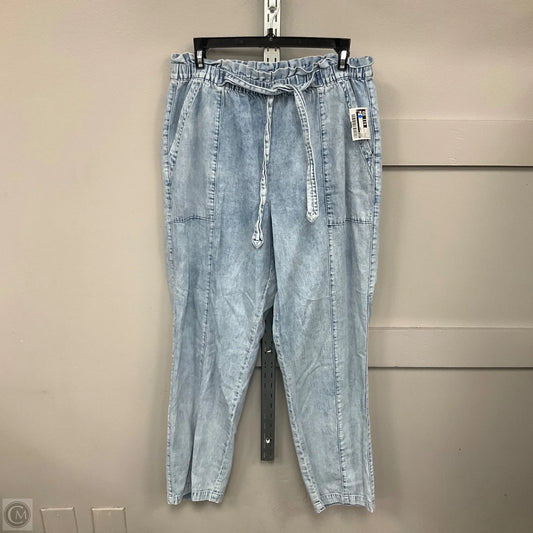 Pants Linen By Aerie In Blue, Size: L