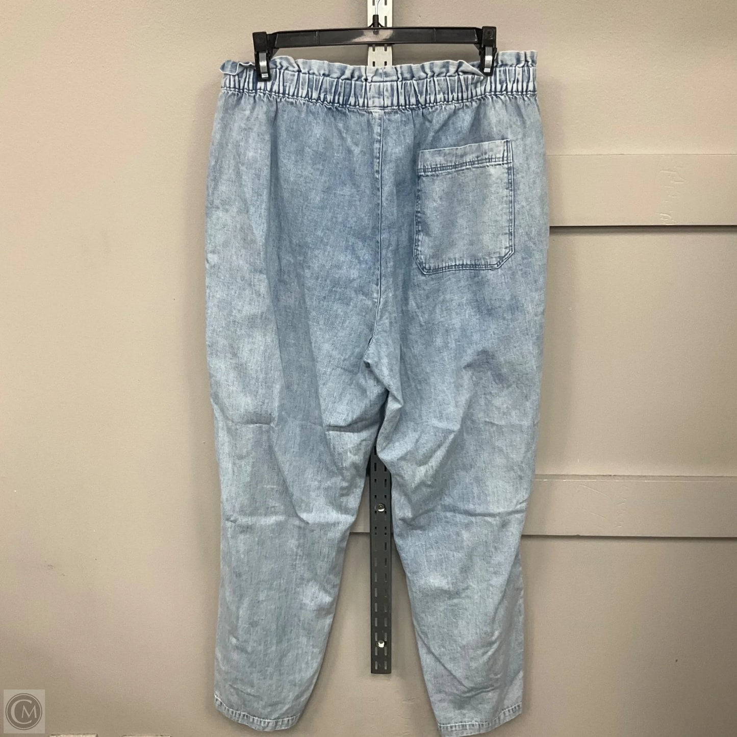 Pants Linen By Aerie In Blue, Size: L