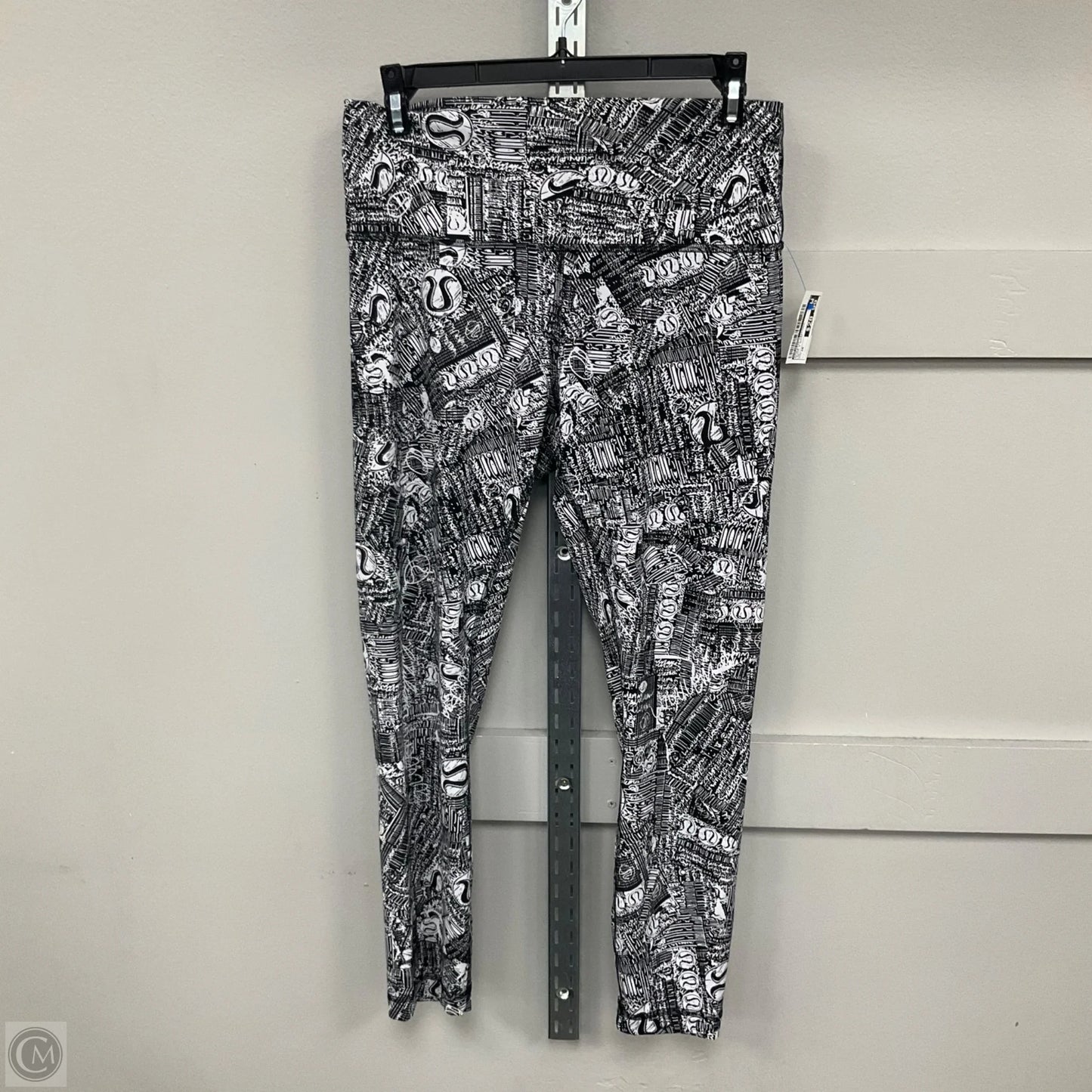Athletic Leggings By Lululemon In Black & White, Size: 10