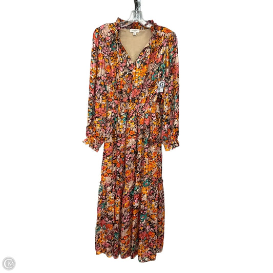 Dress Casual Maxi By Umgee In Orange & Pink, Size: M