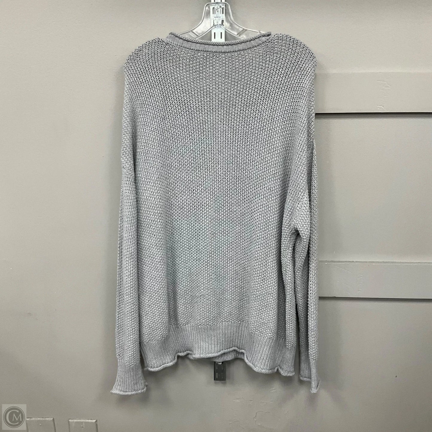 Sweater By Jessica Simpson In Grey, Size: Xxl