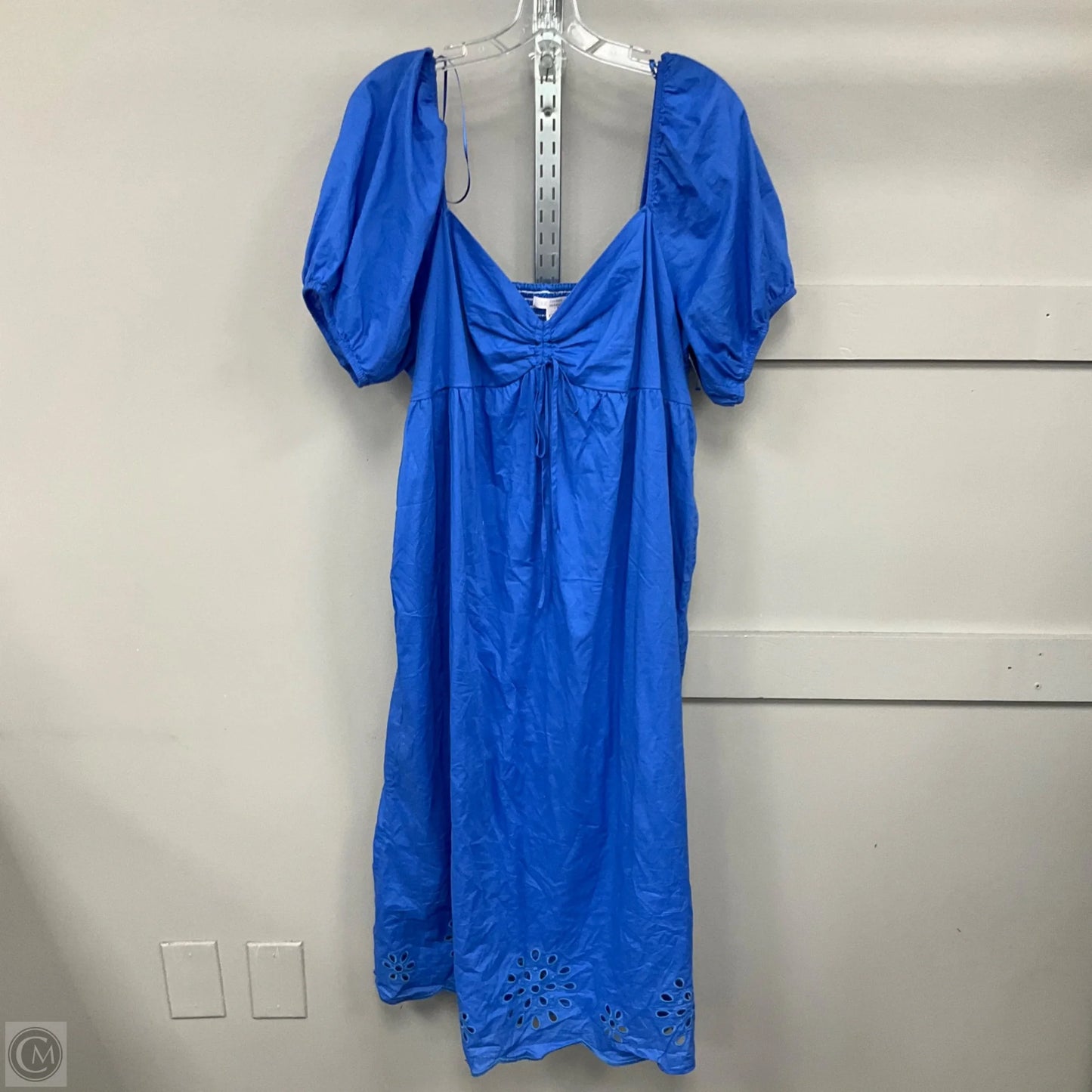 Dress Casual Midi By Lc Lauren Conrad In Blue, Size: Xxl