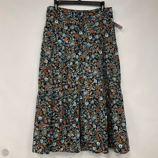 Skirt Maxi By Old Navy In Floral Print, Size: M