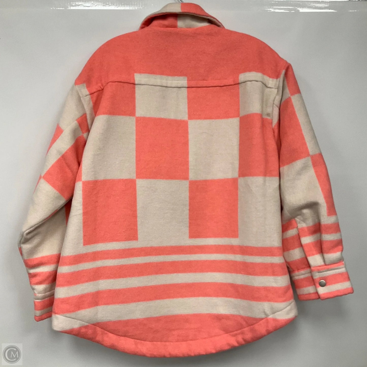 Jacket Shirt By Bdg In Plaid Pattern, Size: M