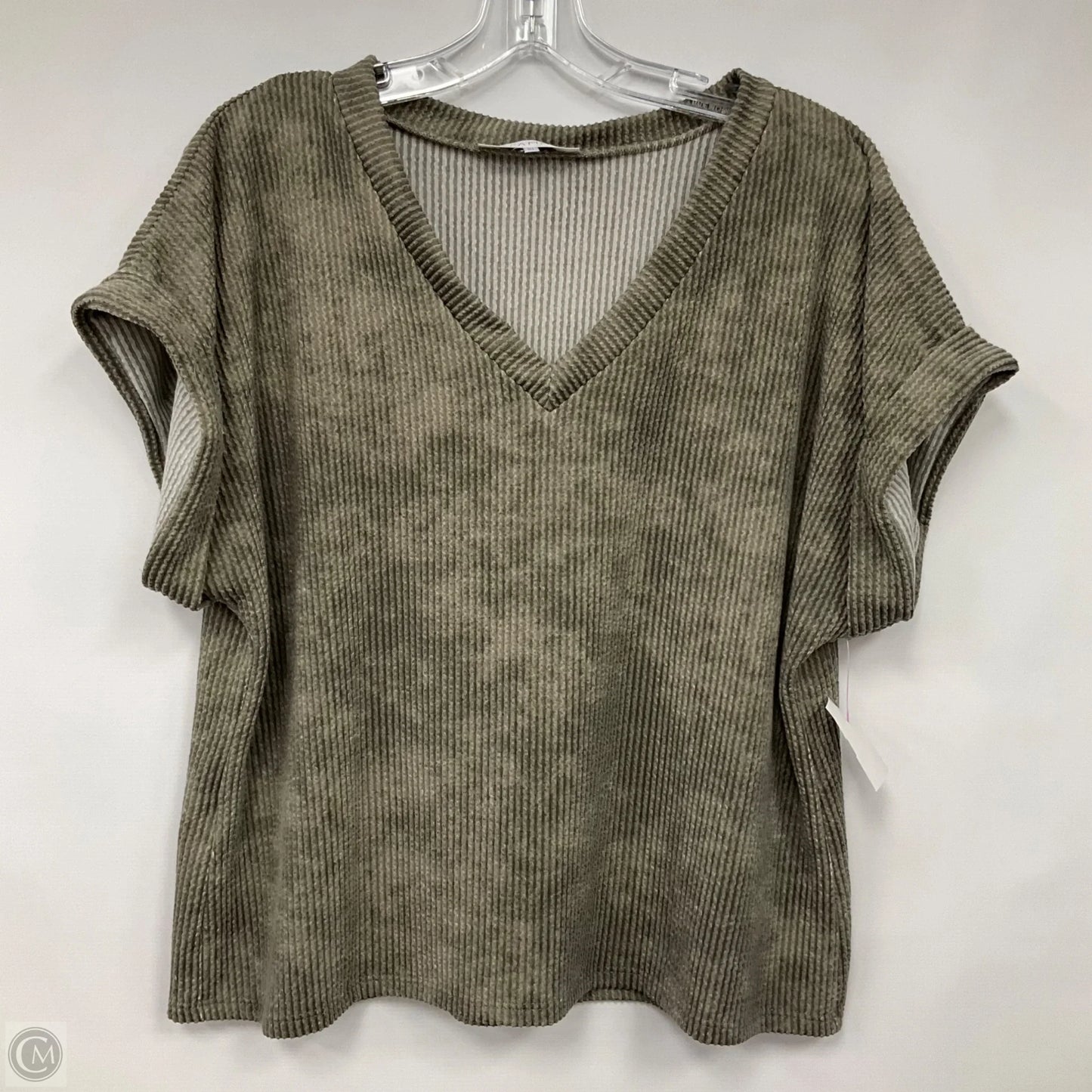 Top Short Sleeve By Clothes Mentor In Grey, Size: Xl