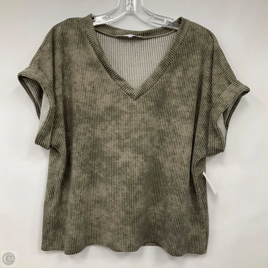 Top Short Sleeve By Clothes Mentor In Grey, Size: Xl
