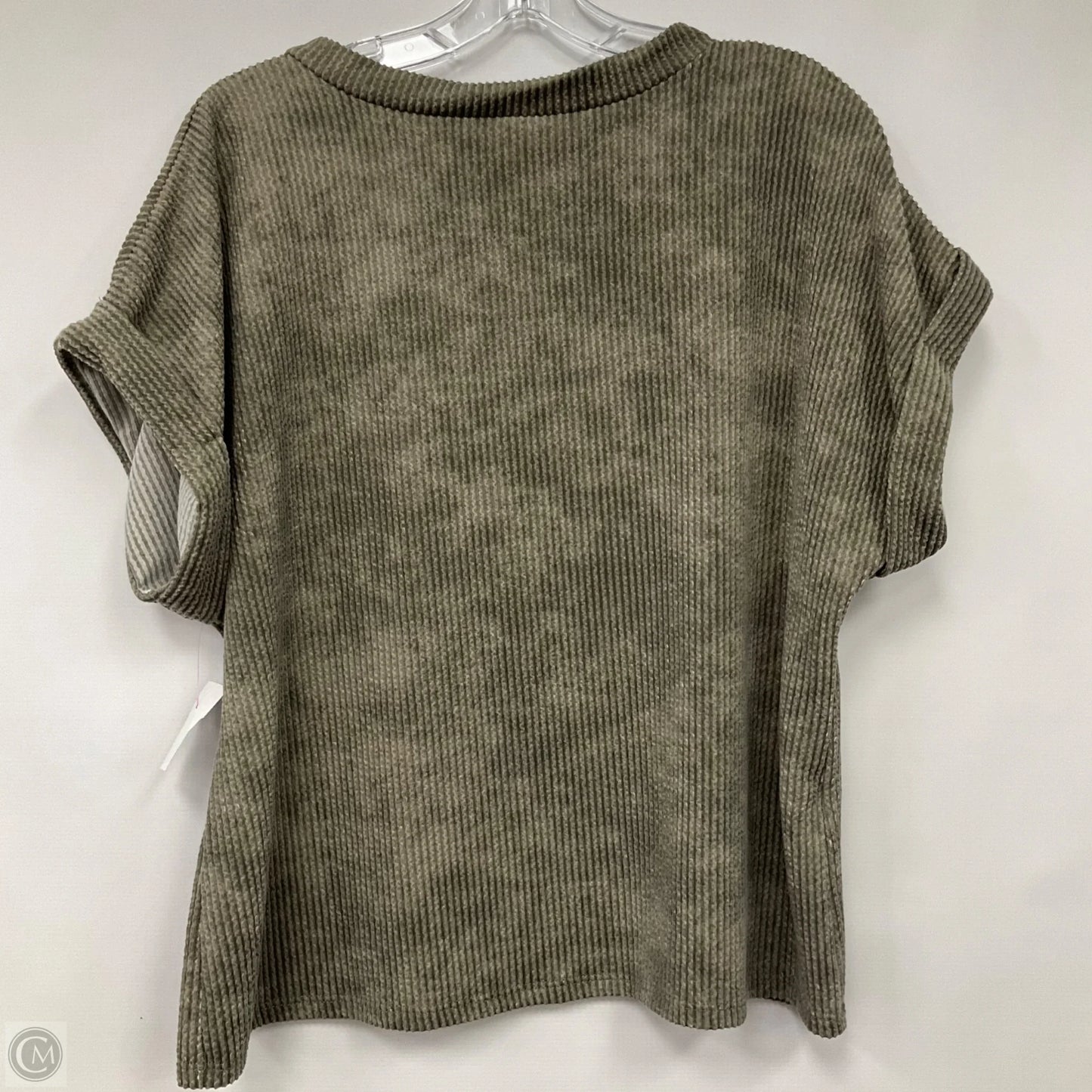 Top Short Sleeve By Clothes Mentor In Grey, Size: Xl