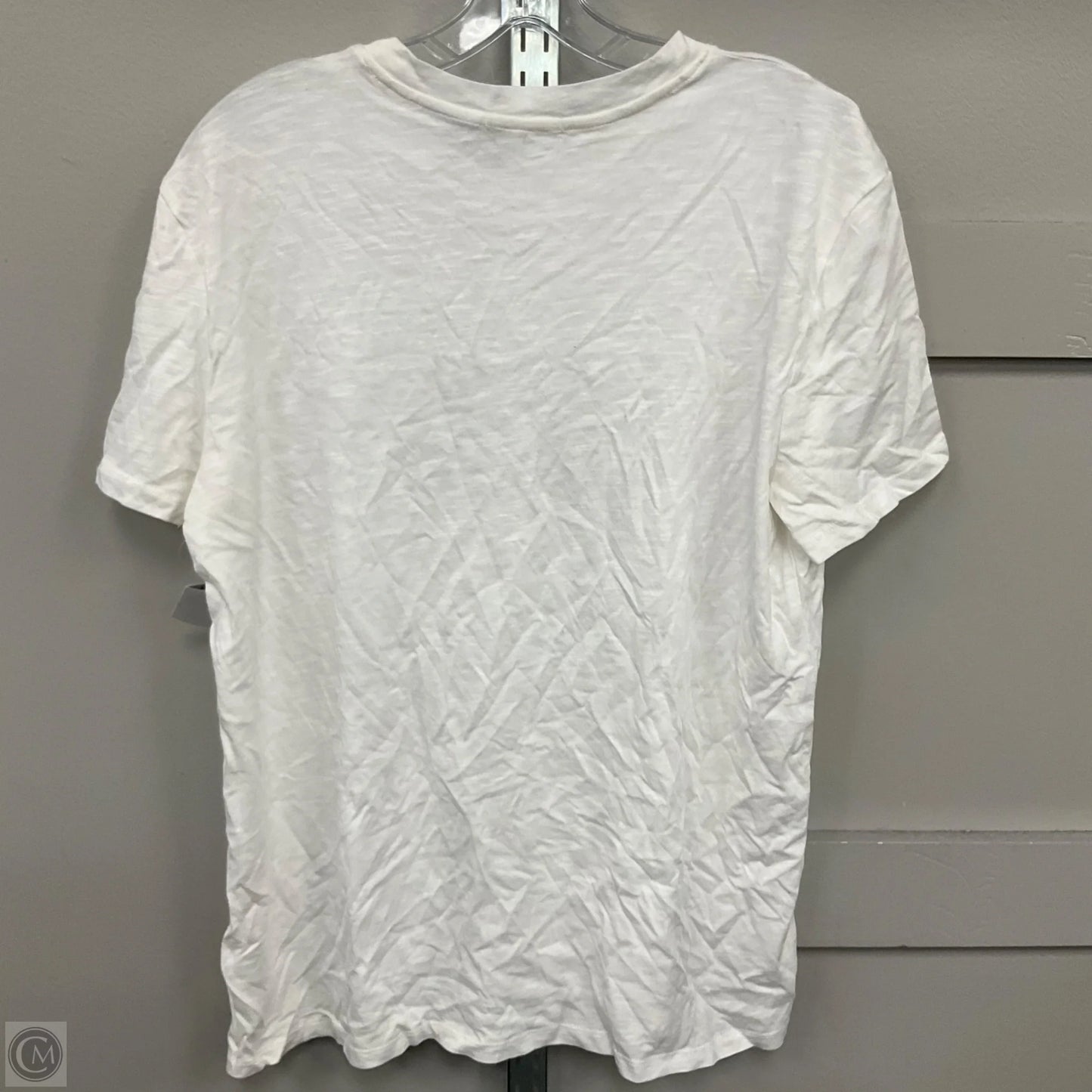 Top Short Sleeve Basic By Maurices In White, Size: M