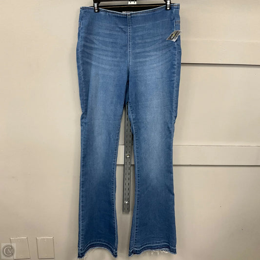 Jeans Flared By Inc In Blue Denim, Size: 4