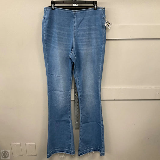 Jeans Flared By Inc In Blue Denim, Size: 6
