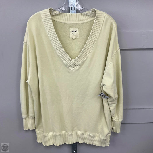 Sweatshirt Crewneck By Aerie In Yellow Size: Xs