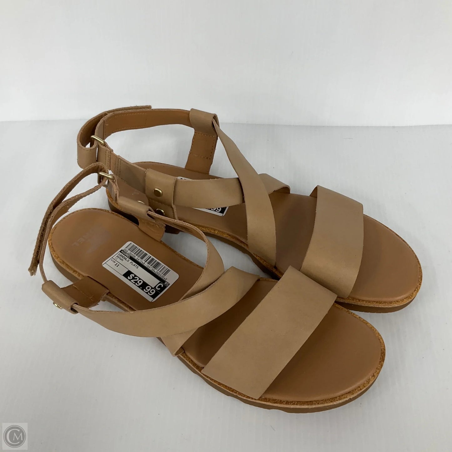 Sandals Flats By Sorel In Brown, Size: 11