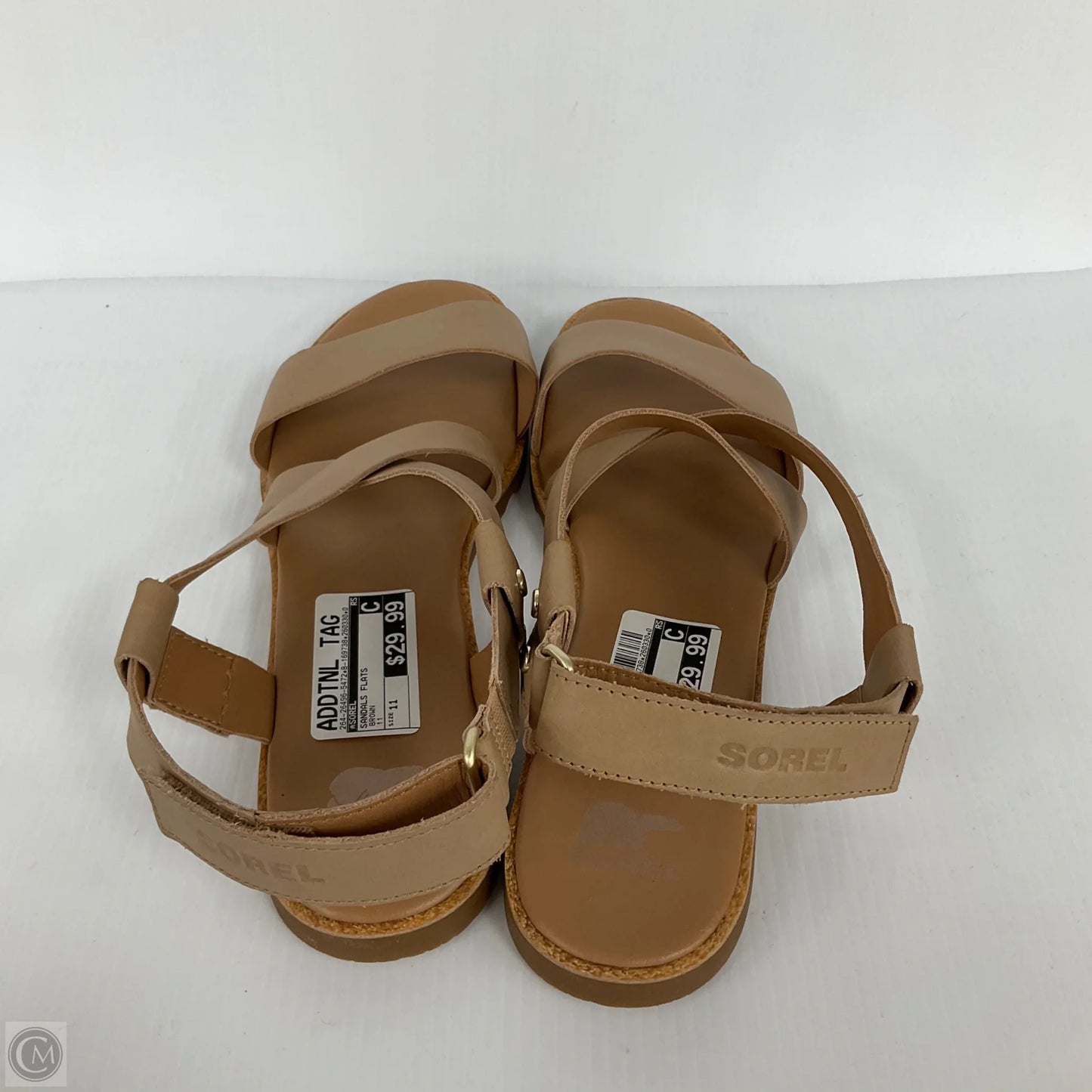 Sandals Flats By Sorel In Brown, Size: 11