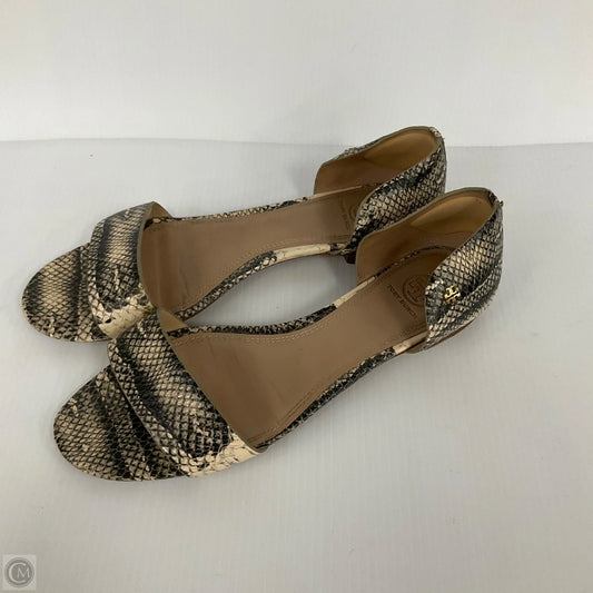 Sandals Designer By Tory Burch In Animal Print, Size: 10.5