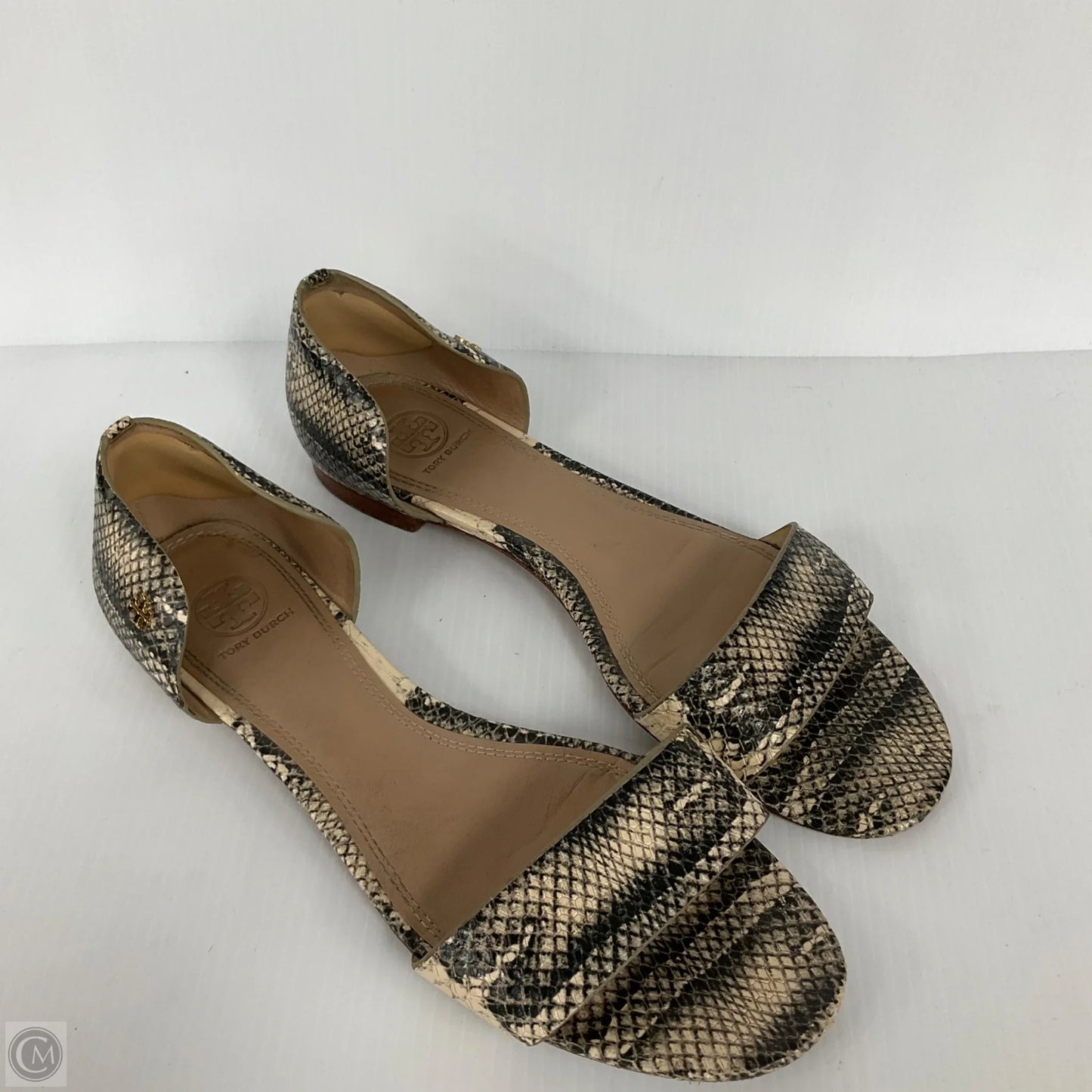 Sandals Designer By Tory Burch In Animal Print, Size: 10.5