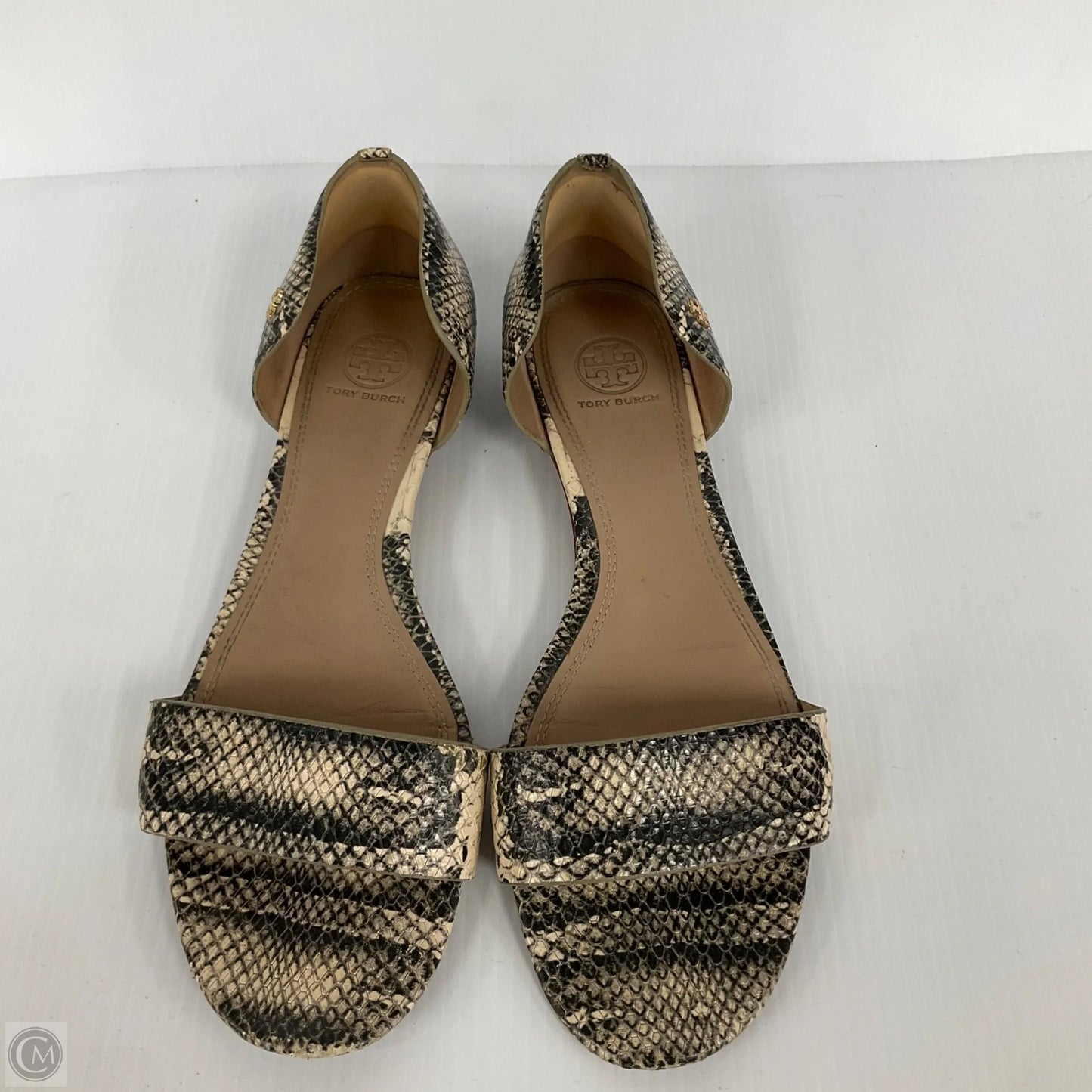 Sandals Designer By Tory Burch In Animal Print, Size: 10.5