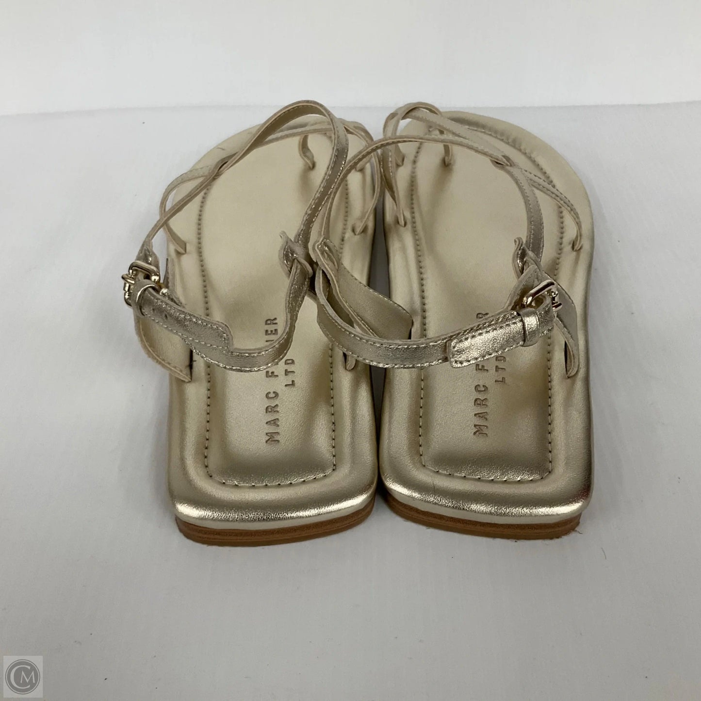 Sandals Flats By Marc Fisher In Gold, Size: 11