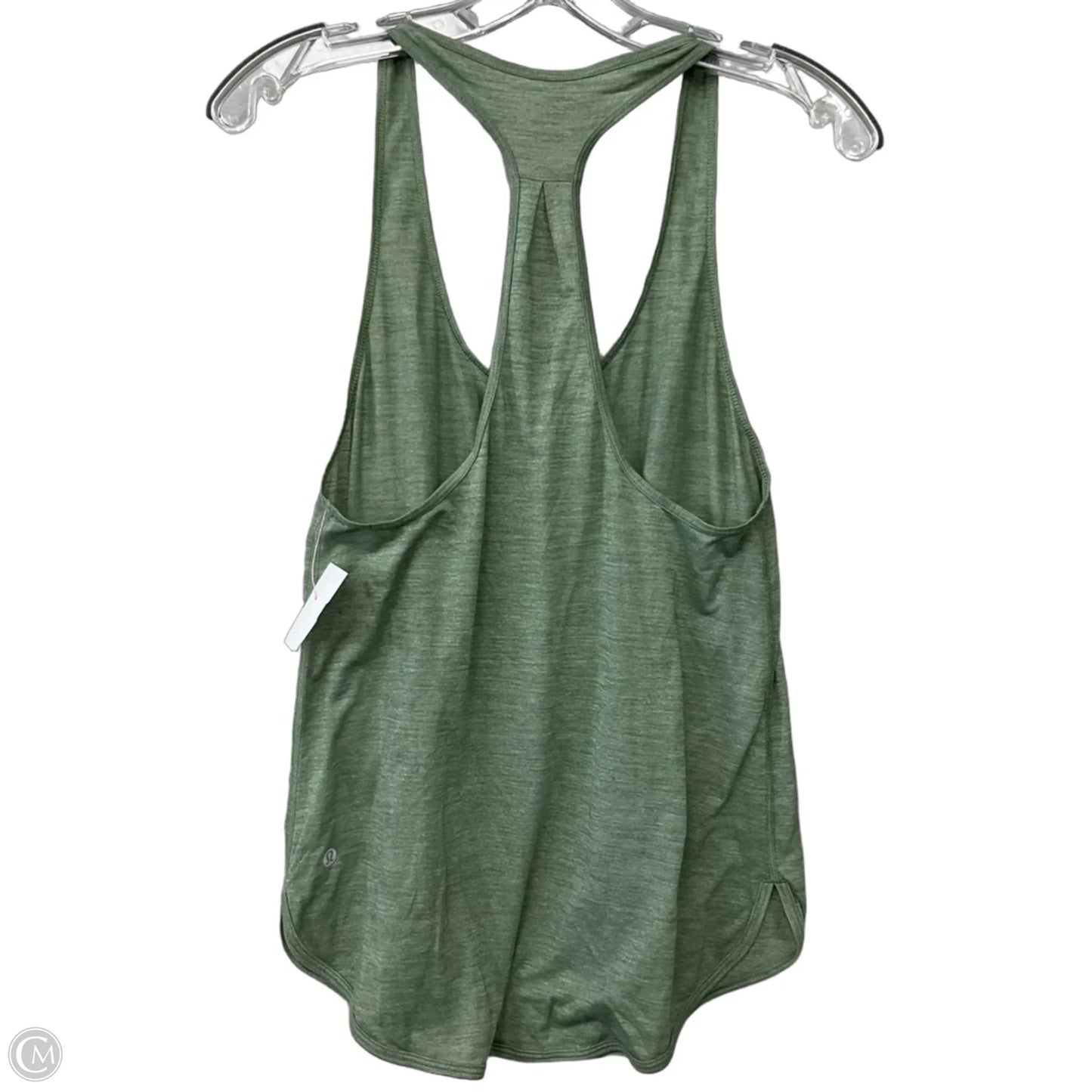 Athletic Tank Top By Lululemon In Green, Size: 10