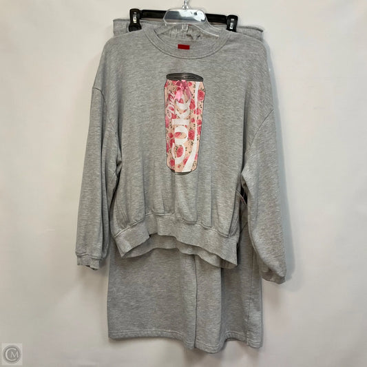 Lounge Set 2pc In Grey, Size: L