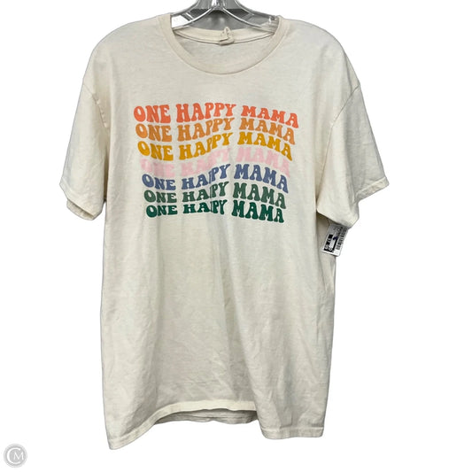 Top Short Sleeve Basic By Altard State In Cream, Size: M