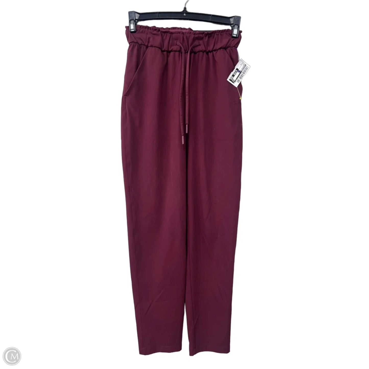 Athletic Pants By Lululemon In Red, Size: 0