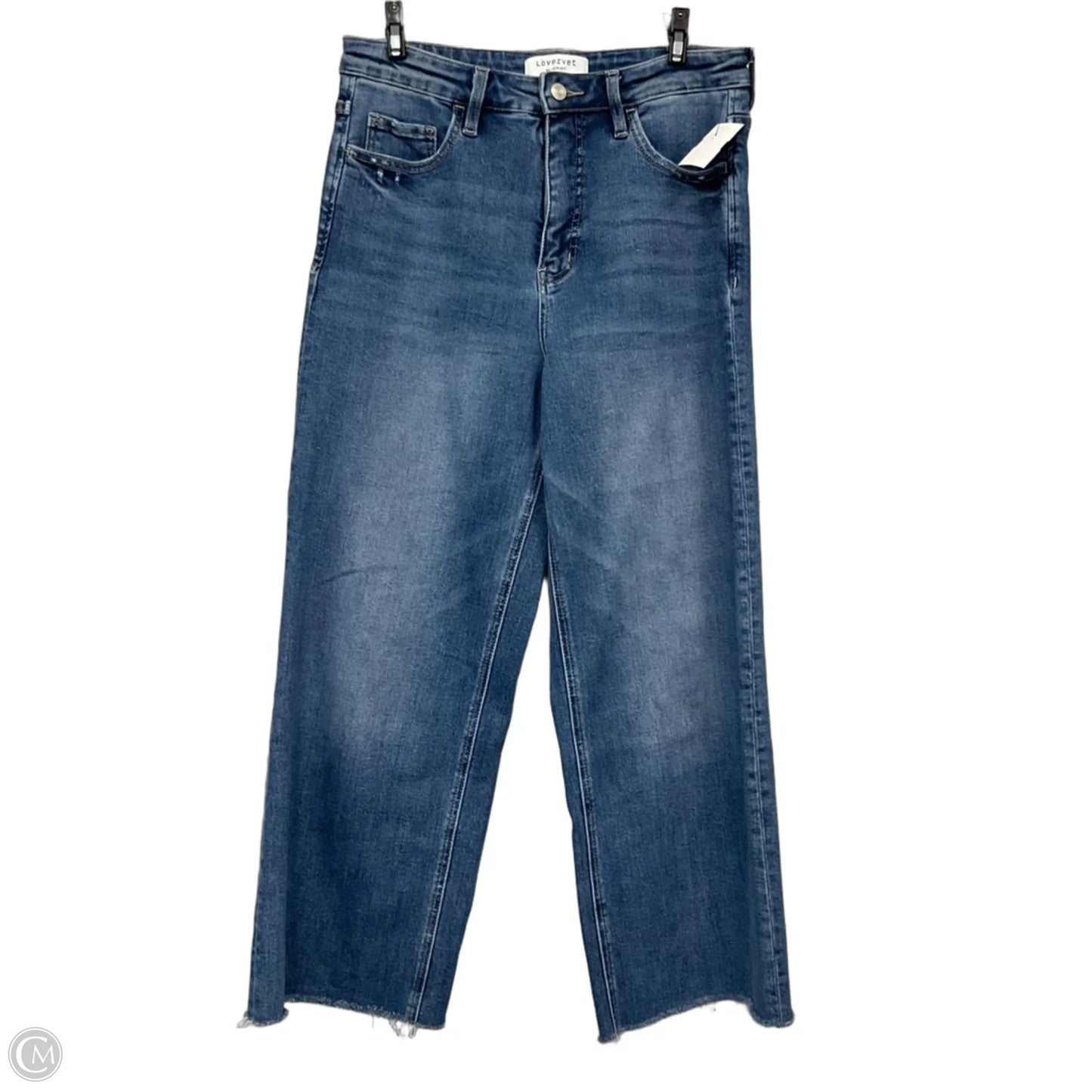 Jeans Straight By Vervet In Blue Denim, Size: 10