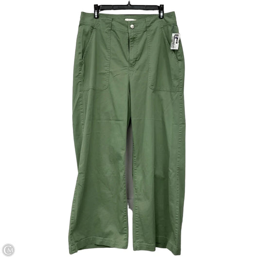 Jeans Wide Leg By On 34th In Green Denim, Size: 12