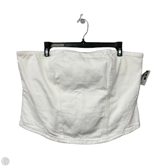 Top Sleeveless Basic By Universal Thread In White, Size: 14