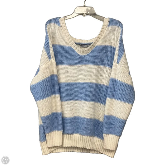 Sweater By Arizona In Blue & White, Size: Xs