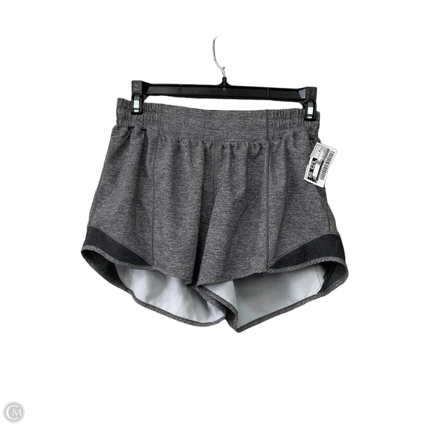 Athletic Shorts By Lululemon In Grey, Size: 6