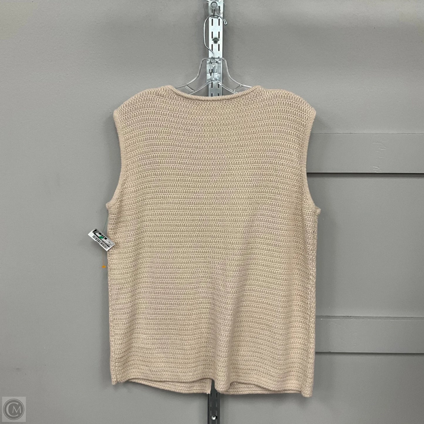 Sweater Short Sleeve By Clothes Mentor In Cream, Size: Xxl