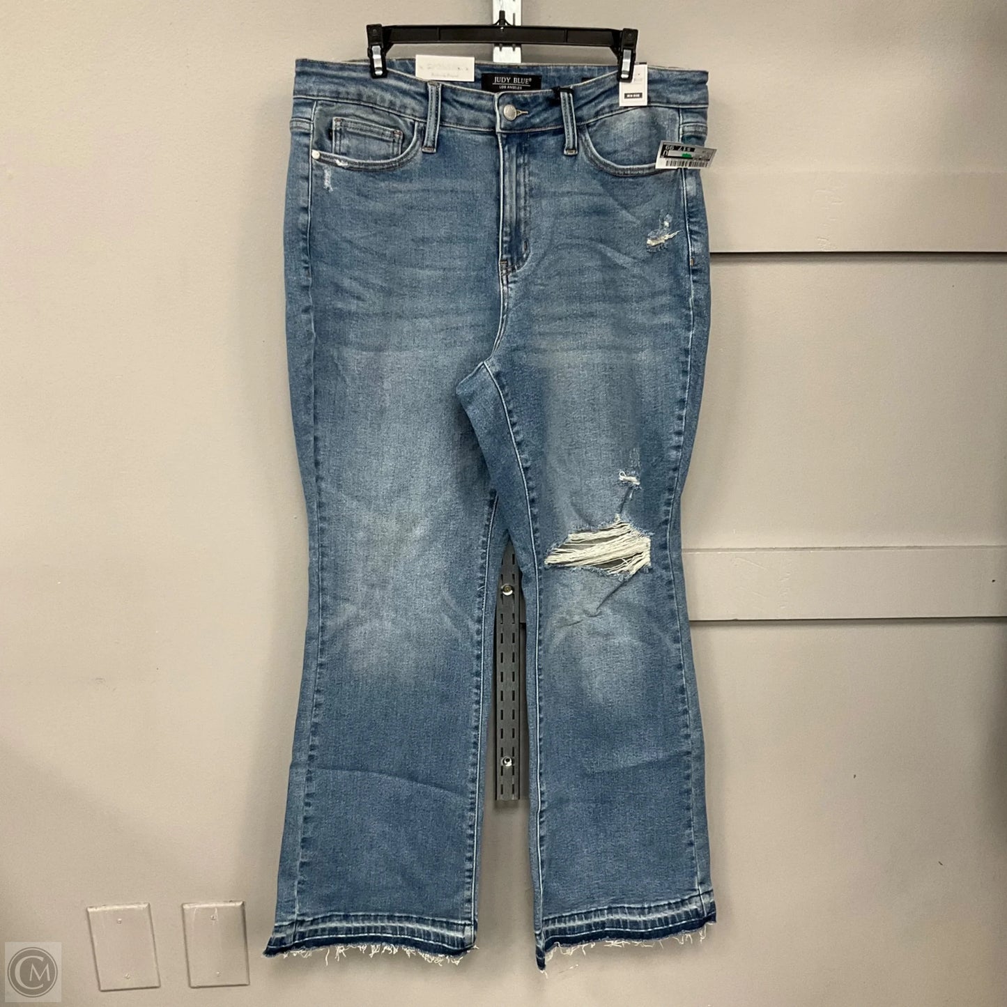 Jeans Boot Cut By Judy Blue In Blue Denim, Size: 16W