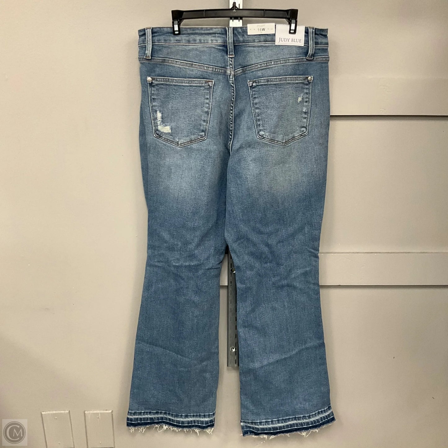 Jeans Boot Cut By Judy Blue In Blue Denim, Size: 16W