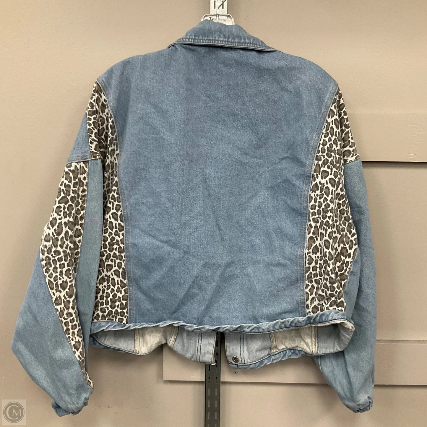 Jacket Denim By Mittoshop In Blue Denim, Size: L