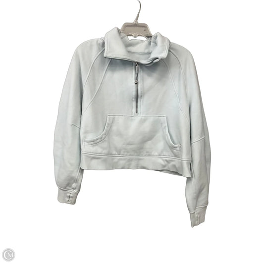 Athletic Sweatshirt Collar By Lululemon In Blue, Size: M
