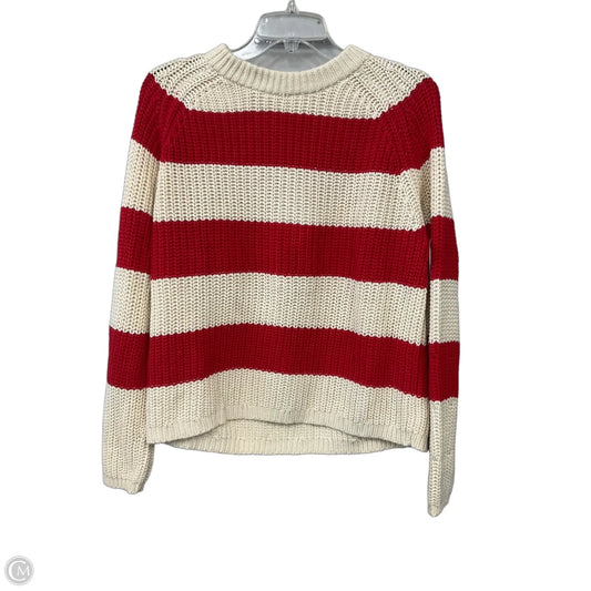 Sweater By Velvet By Graham & Spencer In Red & Tan, Size: Xs