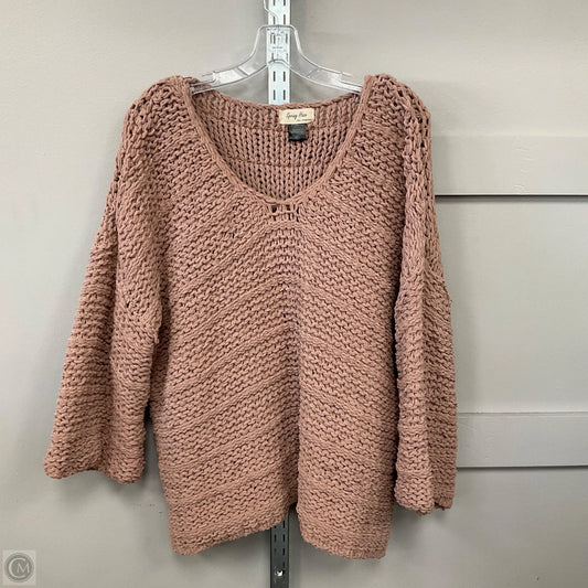 Sweater By Cmf In Brown, Size: M