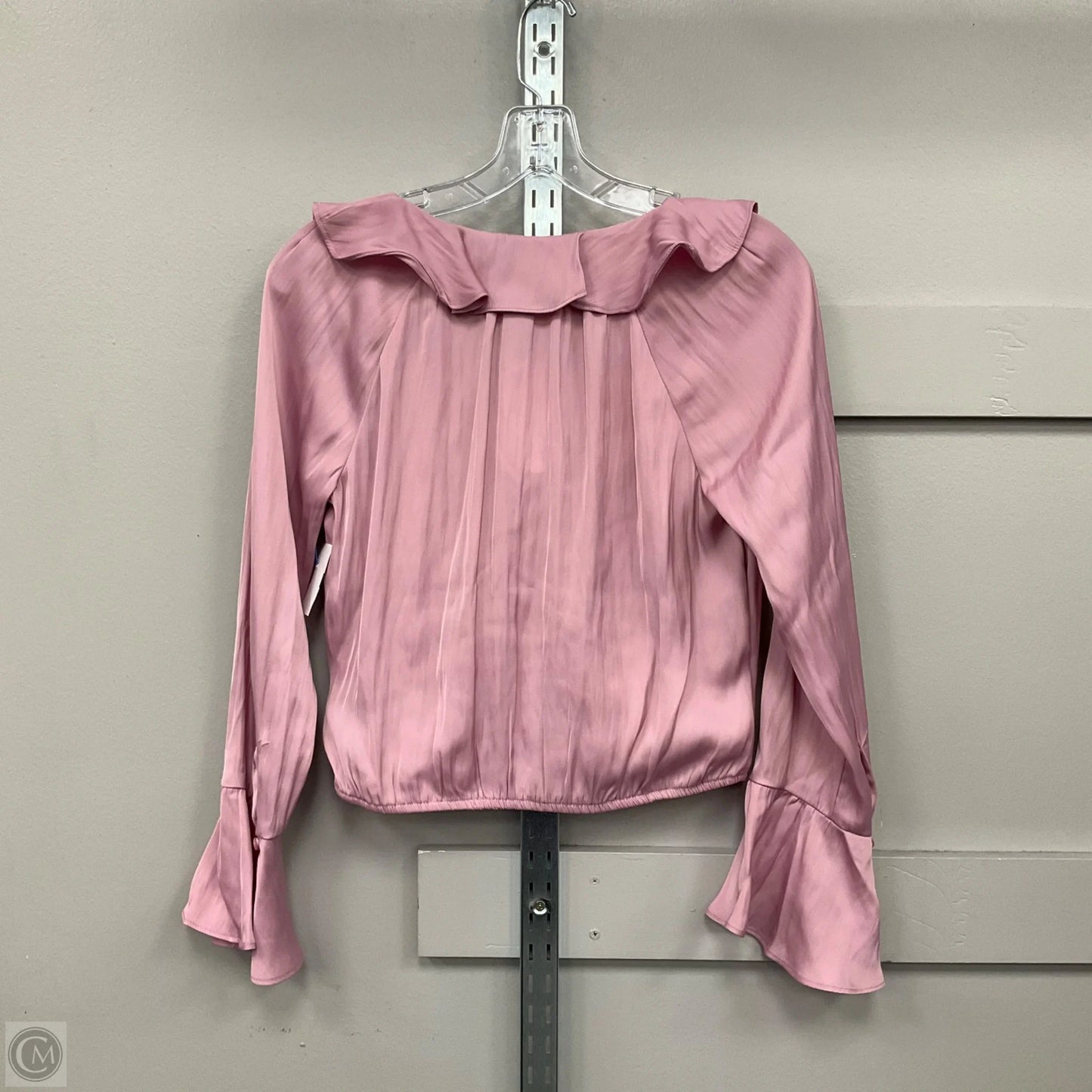 Top Long Sleeve By A New Day In Pink, Size: Xs