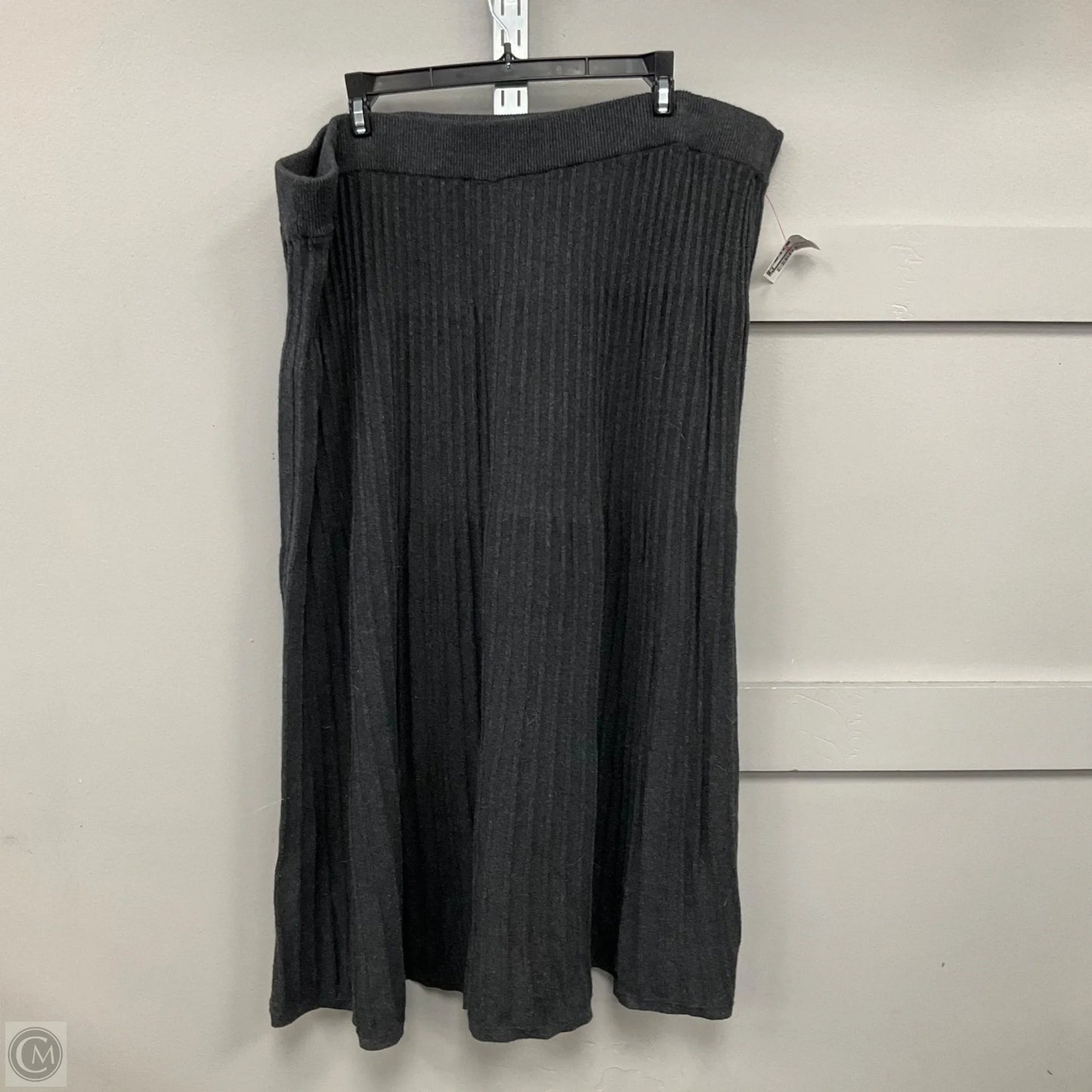 Skirt Maxi By Ophelia Roe In Grey, Size: 3x