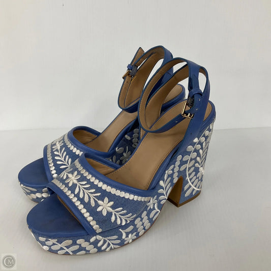 Shoes Heels Block By Aldo In Blue, Size: 8
