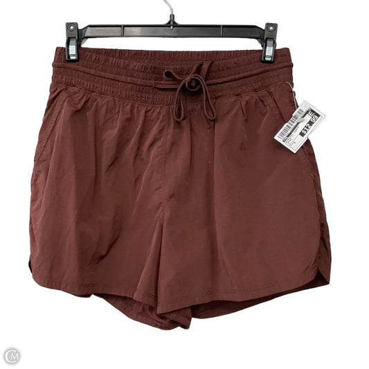 Athletic Shorts By Ypb In Brown, Size: S