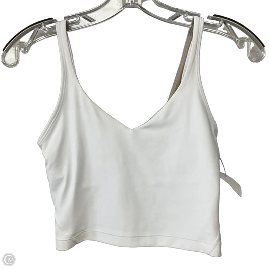 Athletic Bra By Lululemon In White, Size: 4