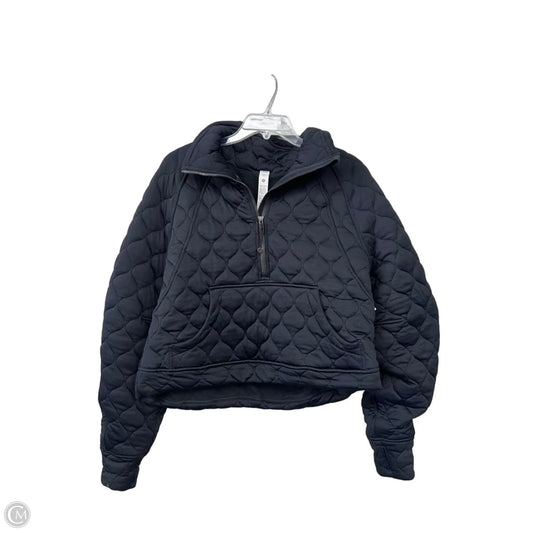 Athletic Sweatshirt Collar By Lululemon In Black, Size: M