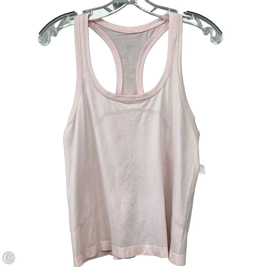 Athletic Tank Top By Lululemon In Pink, Size: 8