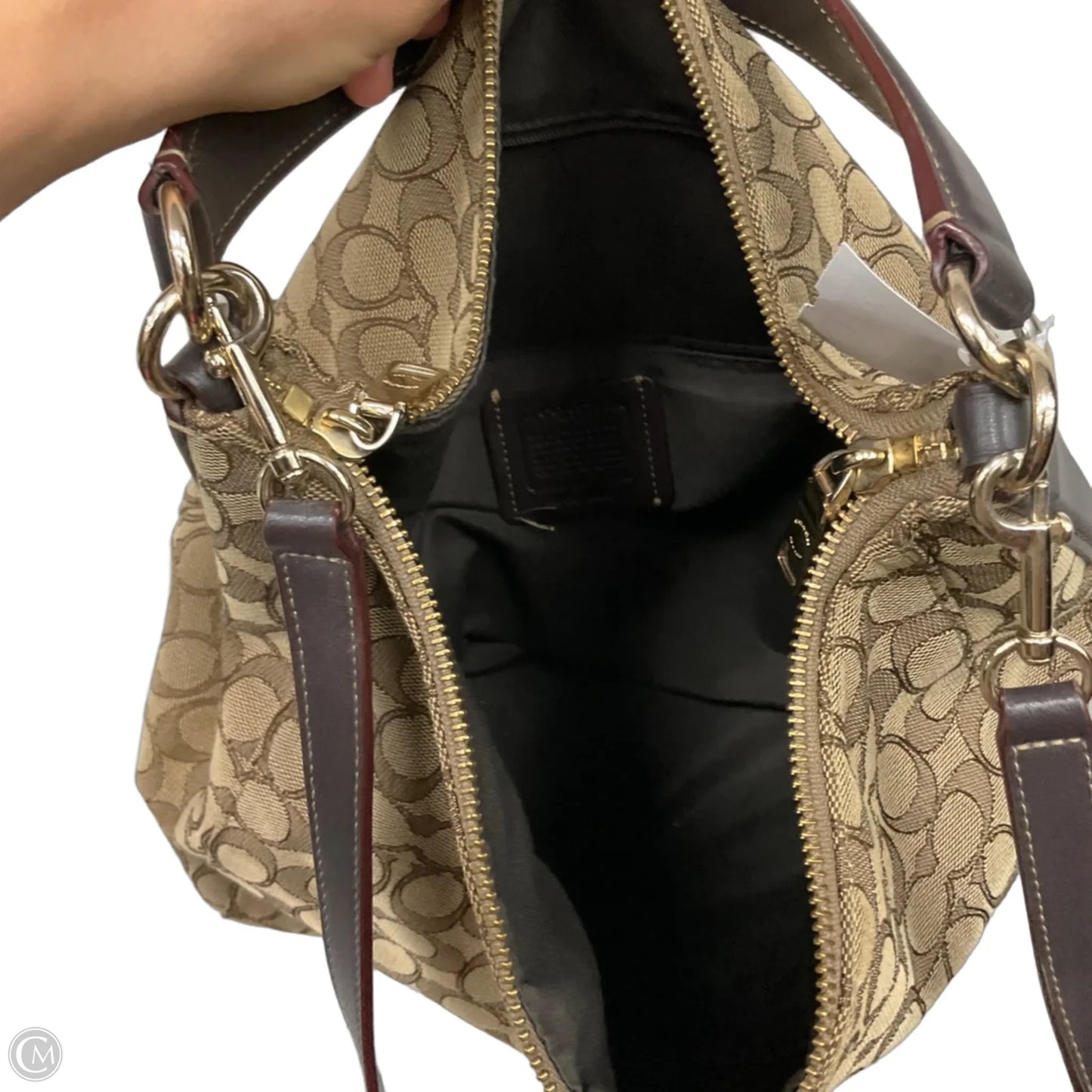 Handbag Designer By Coach, Size: Large