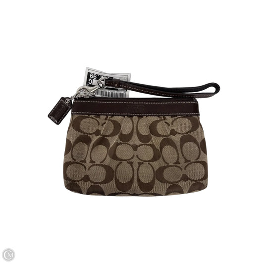Wristlet Designer By Coach, Size: Medium